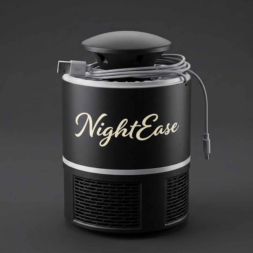 Cursive NightEase branding on product