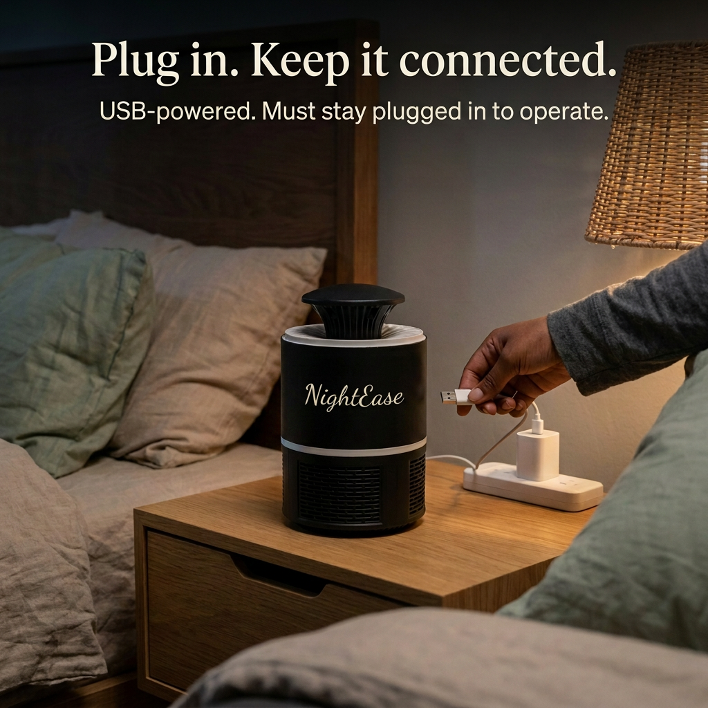NightEase branding on the plug-in image