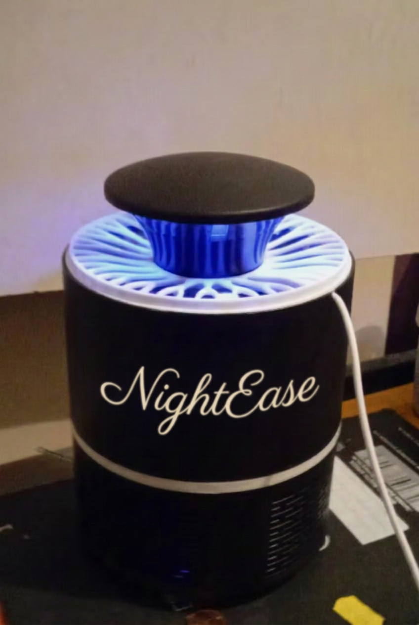 NightEase lettering softened to match the photo’s blur